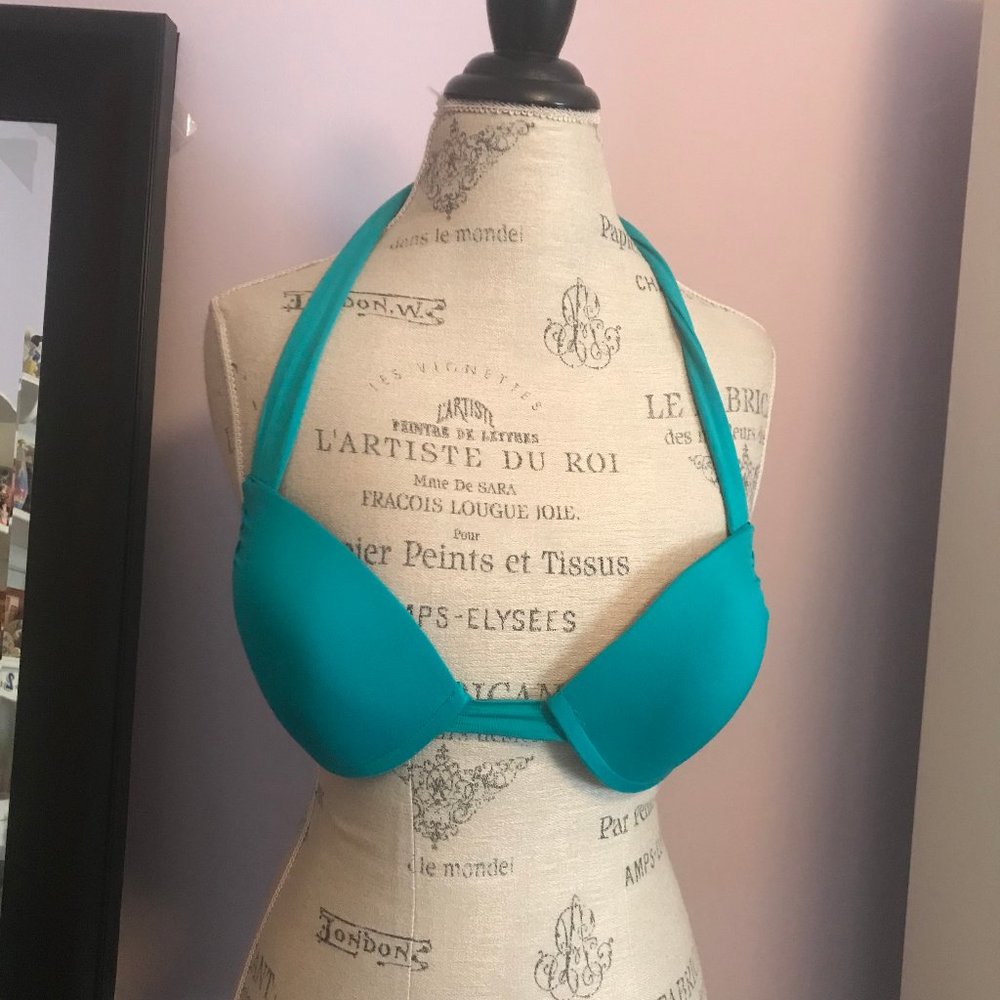Teal Push-Up Bikini